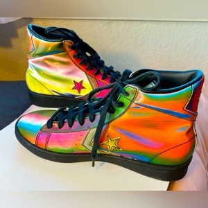 Iridescent, multicolored All Star Converse, Size 9 Women’s